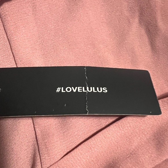 Lulu's Pink Wrap Robe with Self-Tie Belt - Picture 12 of 12